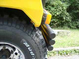 Very tight against bumper