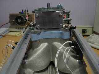 Read Facing Shot, need to clear that throttle linkage. Blue ink shows idea's