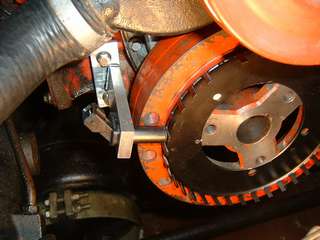 ford pressed steel trigger wheel mounted on chevy damper